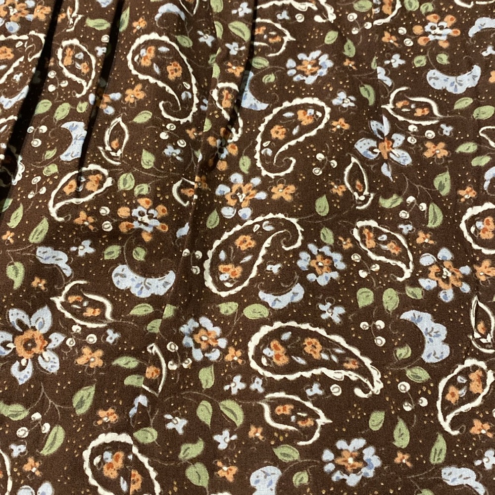 &merci Floral Ruffle Cotton Blouse - Brown - Picture 8 of 16